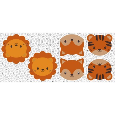 PILLOWS | ROSTOS : LEÃO | RAPOSA | TIGRE