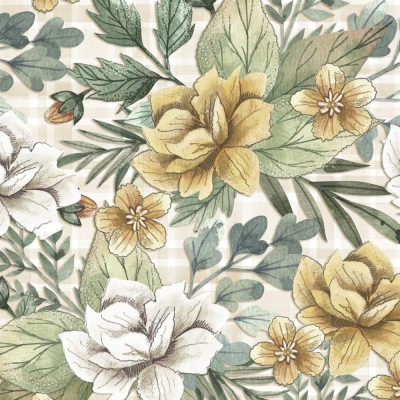 Floral Delicado | Barrados Florais | Fuxicos e Fricotes