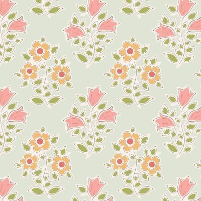 Tiny Farm | Farm Flowers - Green | Tilda