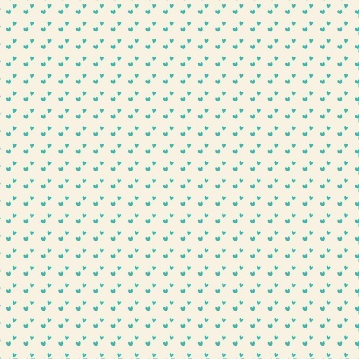 Mini Corações | Turquesa | Basics & Colors | Fabricart