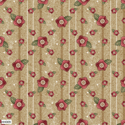 Flores - Fundo Bege | Fuxicos e Fricotes