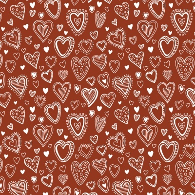 Multi Corações | Ferrugem | Basics & Colors | Fabricart