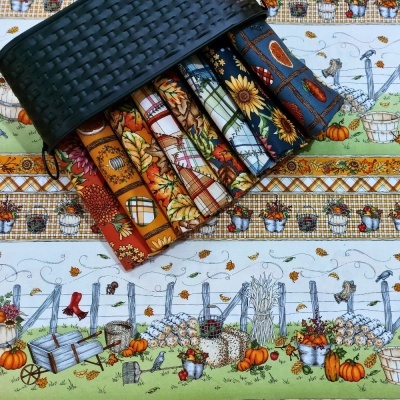 Sweater Weather | Crazy Quilt - Blue | Maywood Studio