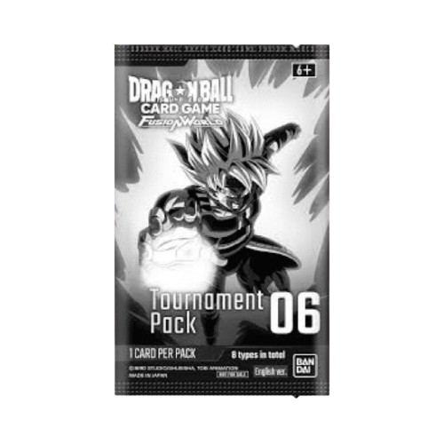 Pack de cartas Dragon Ball Card Game Fusion World Tournament Pack 06 com personagem em pose de ataque