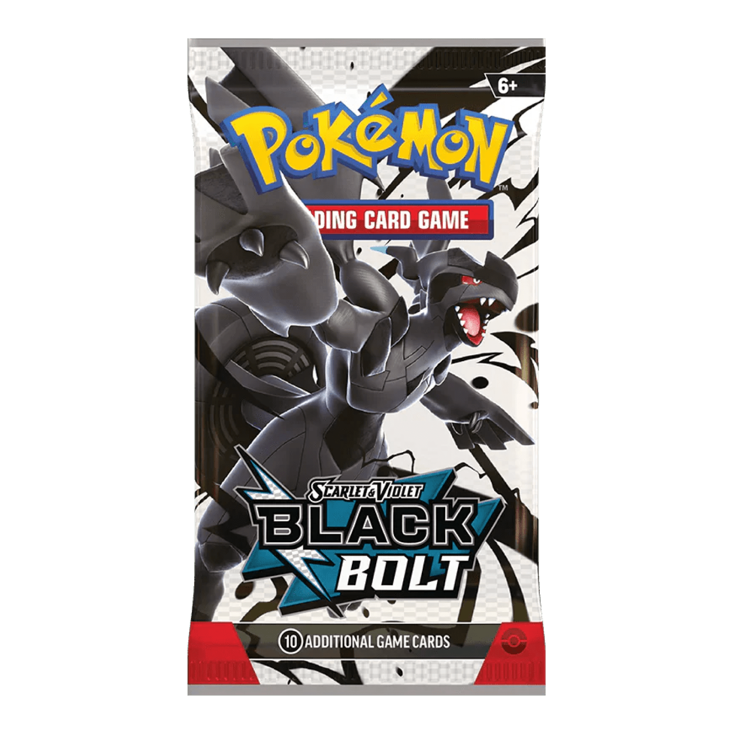 Pacote de cartas Pokémon Black Bolt com design da personagem Darkrai