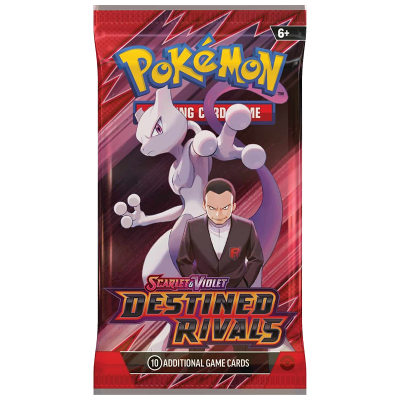 Pacote de cartas Pokémon Scarlet & Violet Destined Rivals com Mewtwo