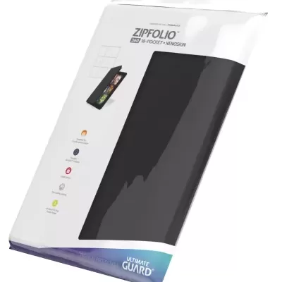 ZIP-UP&#x20;Zipfolio&#x20;360&#x20;9-Pocket&#x20;XenoSkin&#x20;Preto&#x20;Ultimat&#x20;Guard