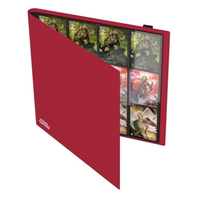 Binder&#x20;12-Pocket&#x20;QuadRow&#x20;FlexXfolio&#x20;Vermelho&#x20;Ultimate&#x20;Guard