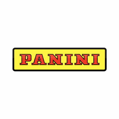 Logótipo PANINI em letras vermelhas sobre fundo amarelo