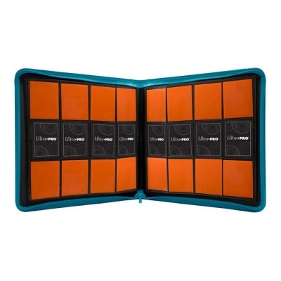 ZIP-UP&#x20;Album&#x20;12-Pocket&#x20;480&#x20;Azul&#x20;Teal&#x20;Ultra&#x20;Pro