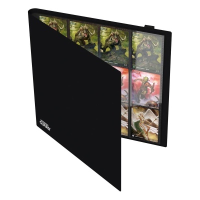 Binder&#x20;12-Pocket&#x20;QuadRow&#x20;FlexXfolio&#x20;Preto&#x20;Ultimate&#x20;Guard