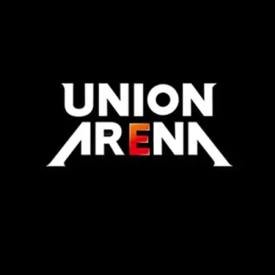 Logótipo UNION ARENA com letra E em destaque laranja