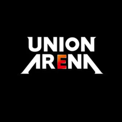 Logótipo UNION ARENA com letra E em destaque laranja