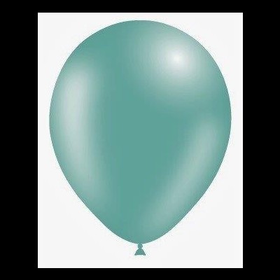 Balão verde-água brilhante de látex