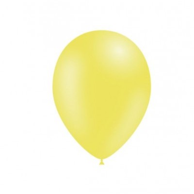 Balão amarelo ovalado com textura lisa