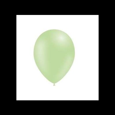 Balão verde claro de látex. 