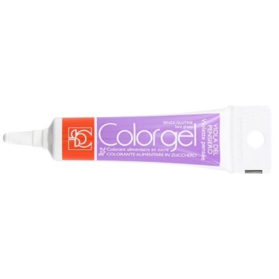 Tubo de colorante alimentar color gel violeta 20 g