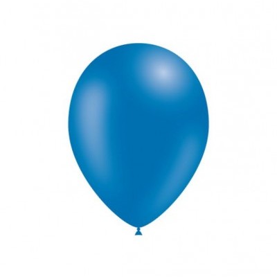 balão azul de látex