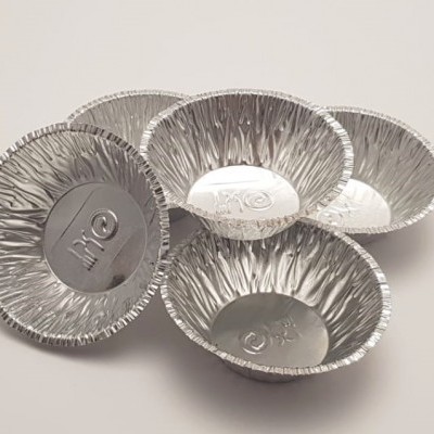 Formas de alumínio para cozinhar com texto INOX