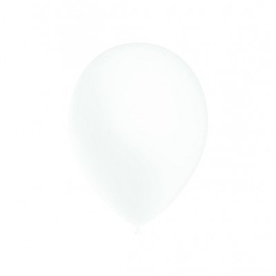 Balão branco oval de látex