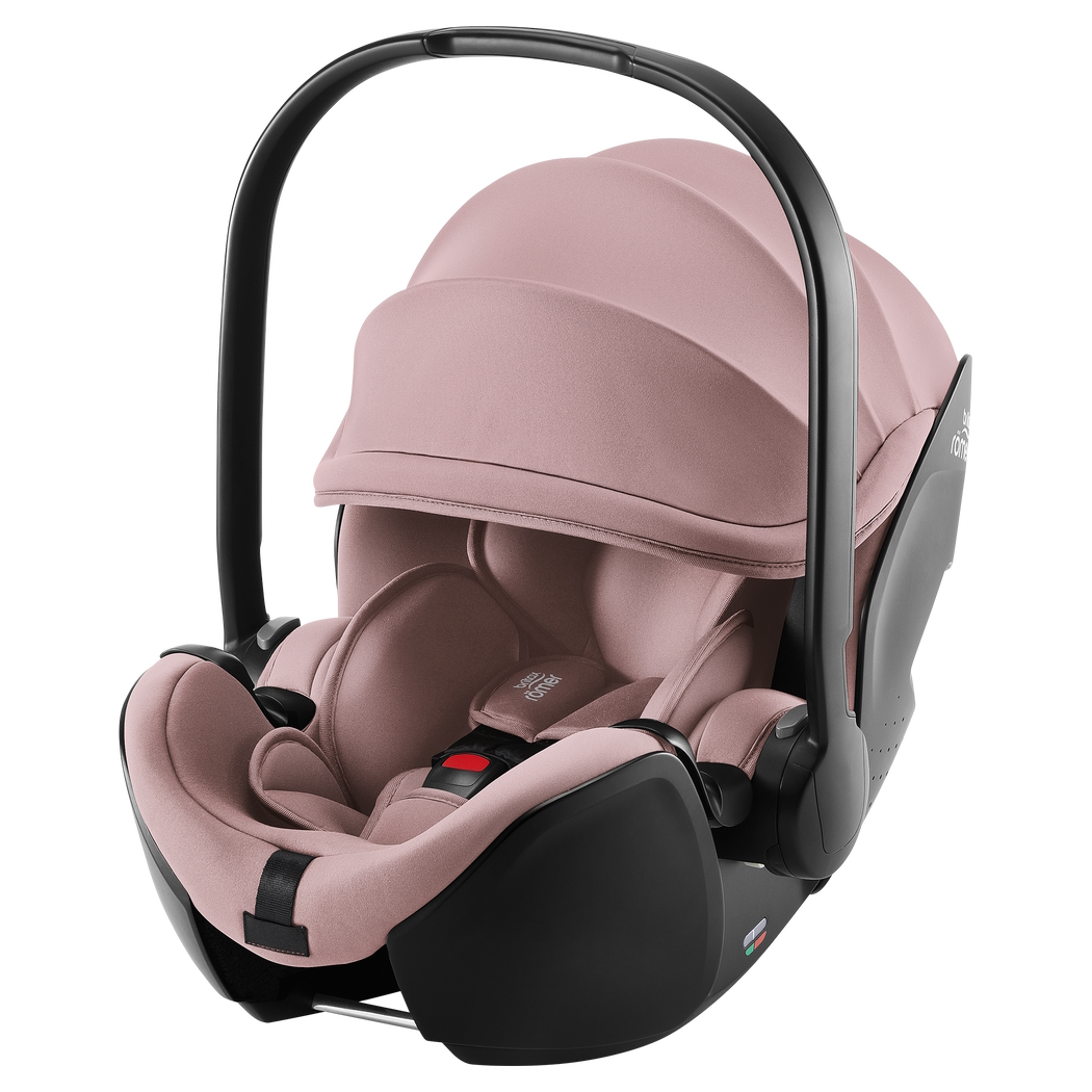 Cadeira auto Britax Römer Baby Safe Pro Car Seat (RF:40/85 cm) Cadeirinha de bebé para automóvel rosa com arnês e alça preta