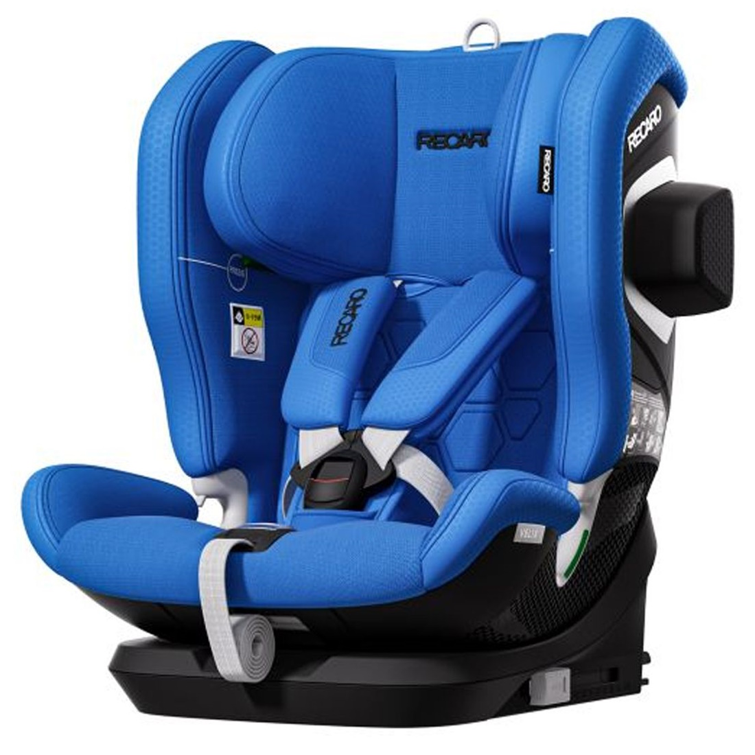 Cadeira auto Recaro Velix 1 car seat (FF:100/150cm) cadeira auto infantil azul com arnês e base preta