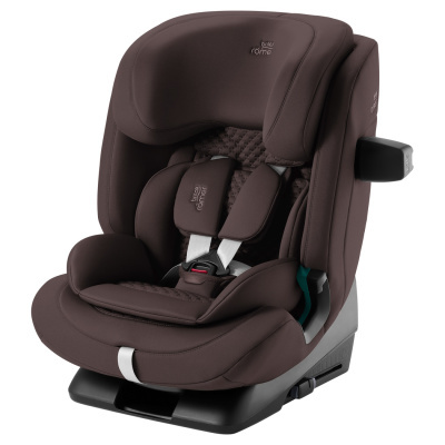 Cadeira de bebé para carro Britax Römer castanha com arnês e base preta