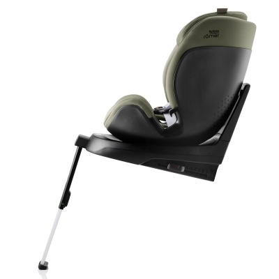 Cadeira auto Britax Römer preta e verde kaki com suporte de segurança