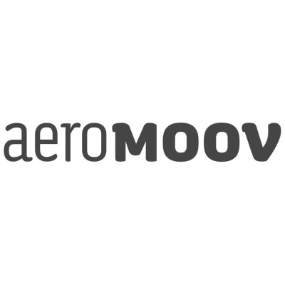 Logotipo aeromoov preto em fundo branco