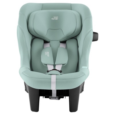 Cadeira de automóvel infantil Britax Römer verde água com arnês cinza