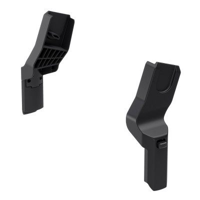 Duas peças plásticas pretas angulares