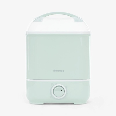 Humidificador de ar verde claro com botão e alça