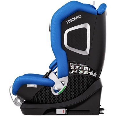 Cadeira auto infantil azul e preto Recaro Velix 1