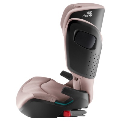 Cadeira auto Britax Römer rosa claro e preta com base preta