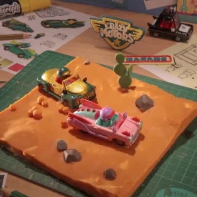 Miniatura carro Djeco Crazy Motors Green Flash