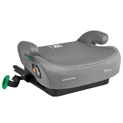 Assento elevatório para criança cinzento com fixação verde Kikkaboo