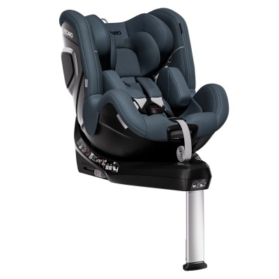 Cadeira auto para bebé azul escuro RECARO com base preta e suporte metálico