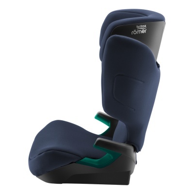 cadeira auto para crianças Britax Römer azul e preta com apoio ajustável