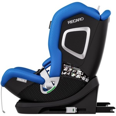 Cadeira de criança para automóvel azul e preta RECARO Velix 1
