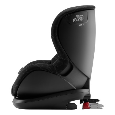 Cadeira auto preta britax römer SILVER com ISOFIX em fundo branco