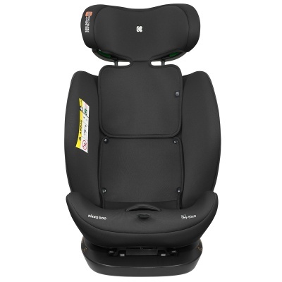 Cadeira auto infantil preta Kiddy Evosfix com estofos acolchoados