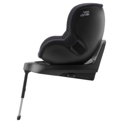 cadeira auto infantil preta Britax Römer com base e suporte de metal