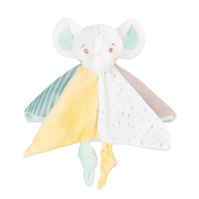 Brinquedo de peluche em forma de elefante multicolor