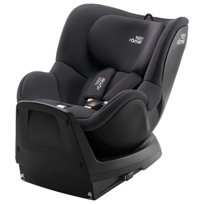 Cadeira auto preta Britax Römer com estofos e cintos acolchoados