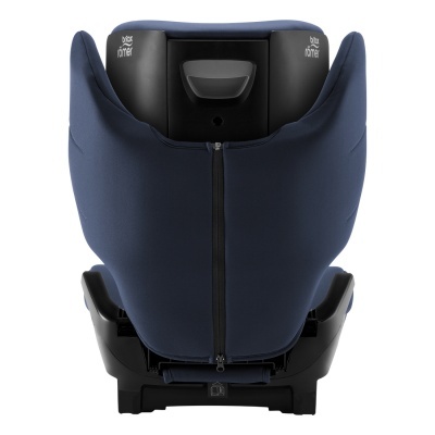 Cadeira auto para criança azul escuro com estrutura preta