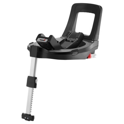 Base preta e cinzenta para cadeira auto infantil com suporte ajustável