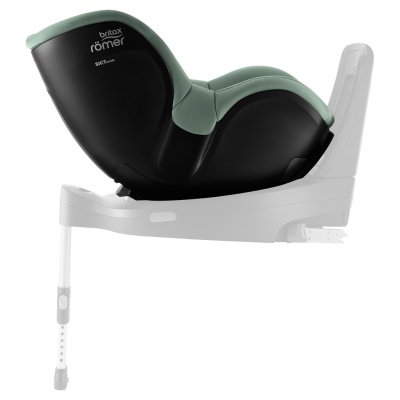 Cadeira de automóvel para bebé Britax Römer DUALFIX i-Size verde e preto com base branca