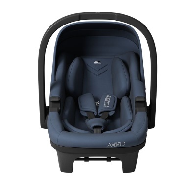 Cadeira auto para bebé azul escuro com arnês de cinco pontas