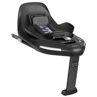 Base para cadeira auto de criança preta com suporte regulável