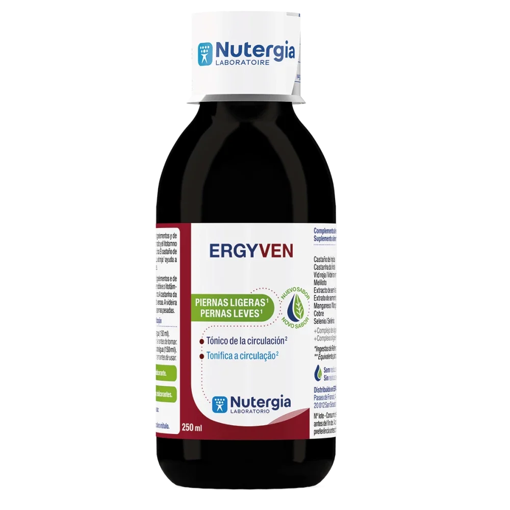 ErgyVen 250ml Nutergia Frasco de suplemento ERGYVEN da Nutergia Laboratoire